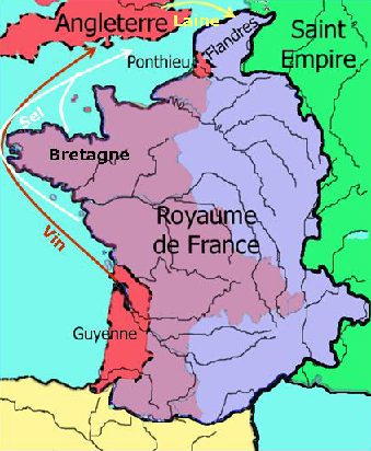 La France en 1330